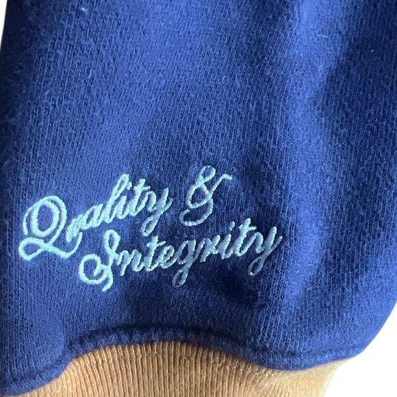 🔥 Roots Small Navy Blue & Orange Top w/ Buttons – Great Used Condition! - Picture 4 of 5